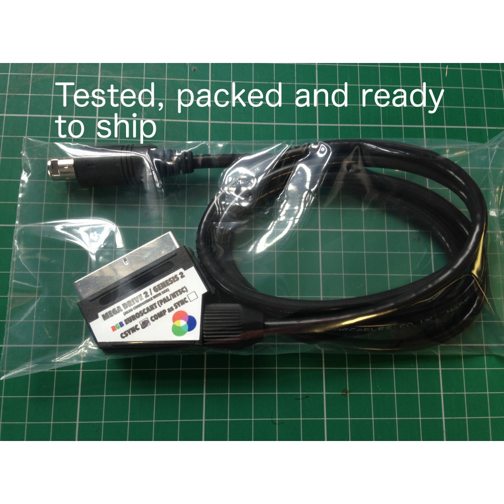 Câble Vidéo RGB Pour Sega 32X & Mega Drive 2 - AV Cable - Multimega